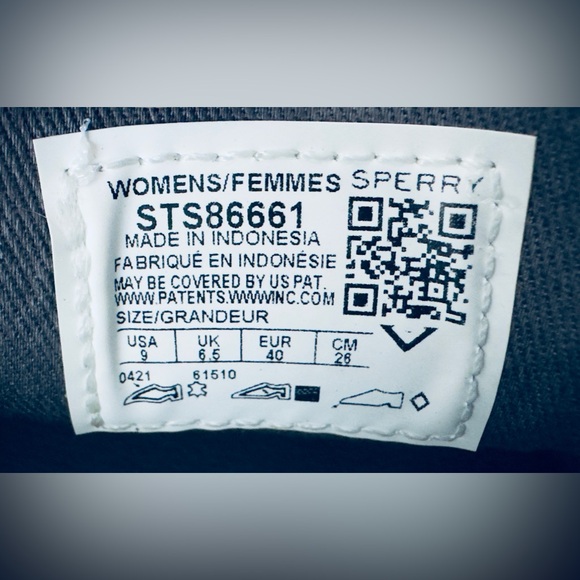 Sperry Women's Authentic Original Vida Boat Shoe Metallic Grey Camo 9M NWOT - Picture 8 of 8